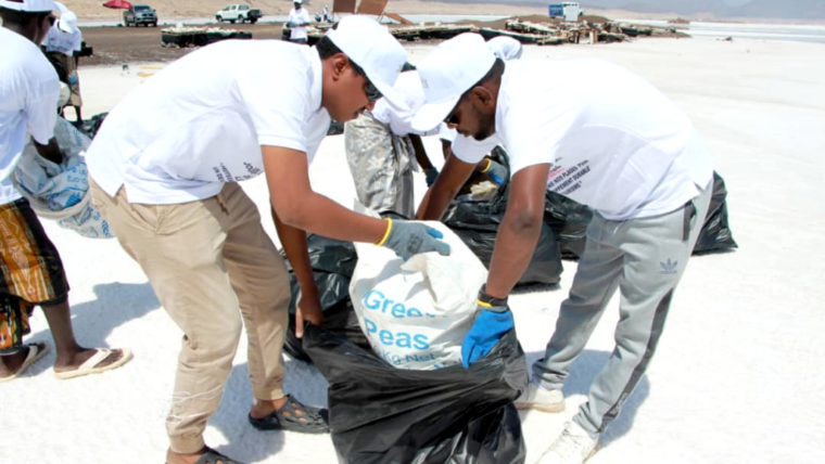 L’ANT entreprend des opérations de nettoyage des  côtes de la plage d’Arta et le lac Assal