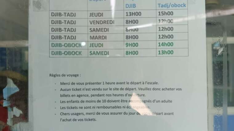 Horaires du Départ du Ferry